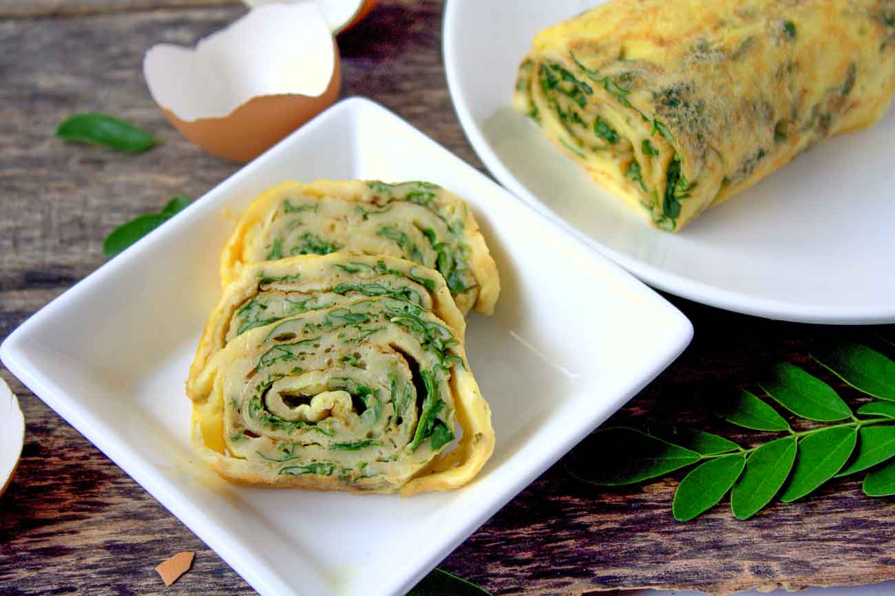 Moringa Egg Rolls